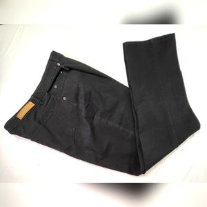 BILL BLASS Jeans Easy Fit Black Denim Straight Leg - Plus Size 18